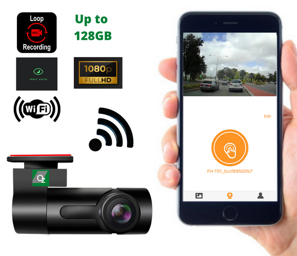 720P Mini WiFi Dash Camera