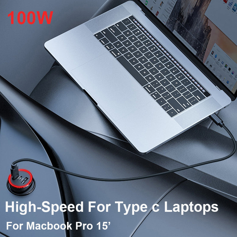 120W Laptop Car Charger PD – O Z I M P L I F Y