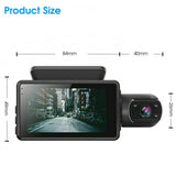 1080P WiFi Dual Lens Dash Camera